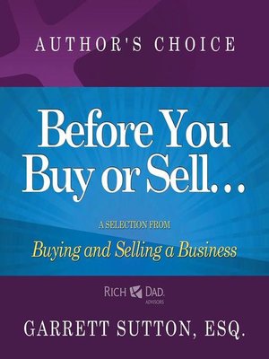 cover image of Before You Begin Buying or Selling a Business